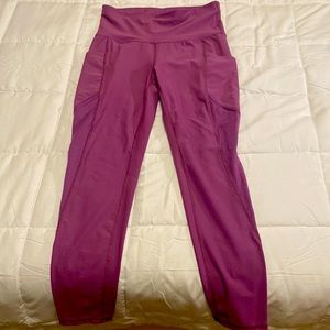 Xersion Small 7/8 Ankle Legging Double-Pocket